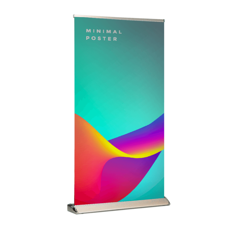 Premium Wide Pull Up Banners 13 Oz Matte Vinyl SinaLite