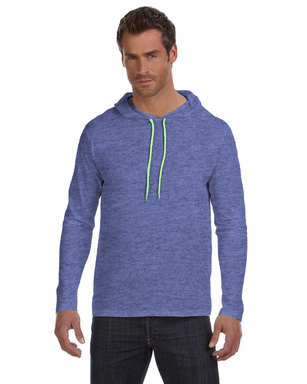 Anvil by Gildan - Softstyle® Lightweight Hooded Long Sleeve T-Shirt - 987