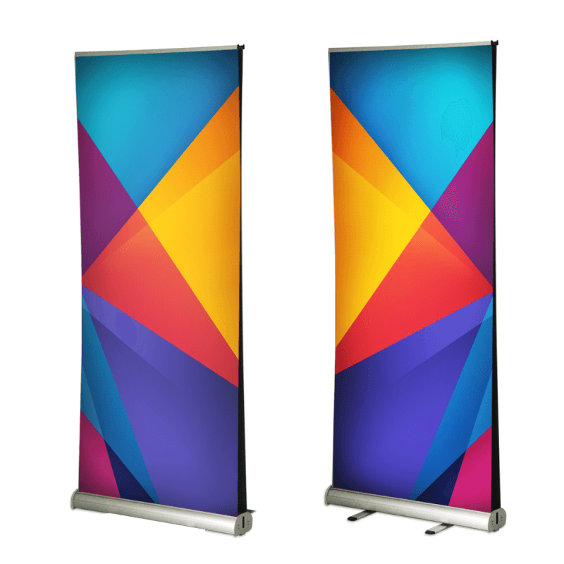 Double Sided Pull Up Banners 13 oz Matte Vinyl