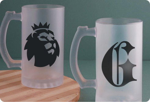 Softfree Glass Coffee Mugs with 3D Animal Insaid, 16OZ Aesthetic